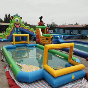 Campo de Voleibol Inflable para Piscina Grande, Cancha de Voleibol Acuática Inflable, Cancha de Tenis Inflable para Juegos Deportivos - Product Image 1