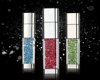 Memoria USB 2.0 con Forma de Corazón, Material de Cristal, Hermosa Memoria USB Personalizada con Diamantes, 16G 32G con Múltiples Capacidades