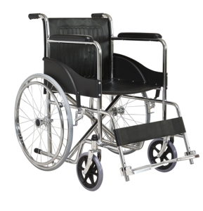 Silla de Ruedas Resistente con Marco de Acero Estable y Ruedas Antideslizantes para Pacientes con Ictus y Movilidad Limitada - Product Image 5