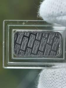 LINGOTE de metal indio, 1 gramos, 999 fino, hierro, barco, lingote, A137 - Product Image 5