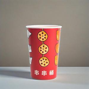 ถ้วยกระดาษลายผีเสื้อเฟรนช์ฟรายส์กันน้ำมันใช้แล้วทิ้ง - Product Image 2