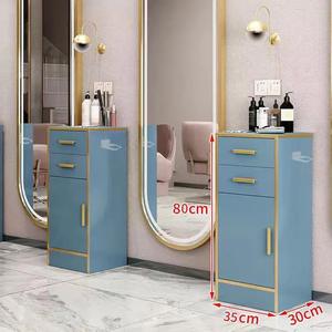 Modern Multifunctional Pink Hairdressing Cabinet Salon <b>Trolley</b> Hair Salon Storage Rack Hair Cutting Perm Dyeing Barber Shop - Product Image 3