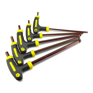 <span class=keywords><strong>Chiave</strong></span> esagonale a T lunga in lega S2 con estremità a sfera piatta, misure esagonali 2.5, 3, 4, 5, 6, <span class=keywords><strong>8</strong></span>, 10, 12 <span class=keywords><strong>mm</strong></span> per viti a testa esagonale - Product Image 3