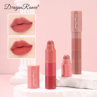 4 en 1 Kit de crayons de rouge à lèvres mat mignon Combo Red Lip Tint Velvet Sexy Moisturizing Lipstick Pen Waterproof Lasting Lip Makeup