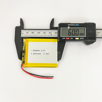Batterie Li-Polymère Haute Capacité 505060 3.7V 2000mAh pour Appareils Portables et Équipements Électroniques 654060 505573 903659