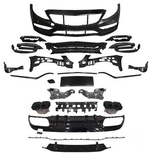 Kit de carrosserie de haute qualité avec pare-chocs avant et grilles, pour classe C W205 <span class=keywords><strong>2015</strong></span> — 2018, amélioration par C63 <span class=keywords><strong>C63S</strong></span> style AMG - Product Image 6