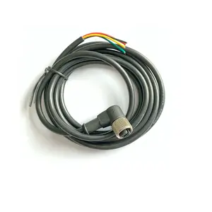 Conector de Cable magnético Mini M12, macho y hembra, Sensor automotriz, 4A, M12, 4 pines, Cables de conector Din eléctrico