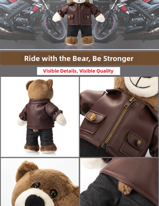 Peluche Orsetto Motociclista Best-Seller, Simpatico Orsetto Elettrico Cavalcabile per Bambini, Compagno di Giochi - Product Image 6