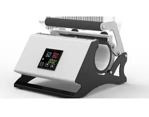 人気のマキナパラ昇華パーソナライズされたロゴ作成カップベーキングマシン印刷ホットスタンピングストラップヒートプレス機