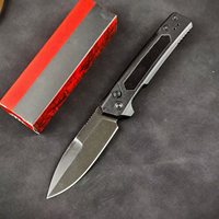 Couteau pliant en acier MagnaCut, manche en aluminium 6061-T6, ouverture latérale, verrouillage par bouton, couteau de poche EDC, 92g