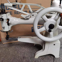 Vente d'usine : Machine à coudre industrielle d'occasion pour cuir, composants PLC, vitesse 650 points/min, épaisseur 13 mm, origine Japon, 175 kg