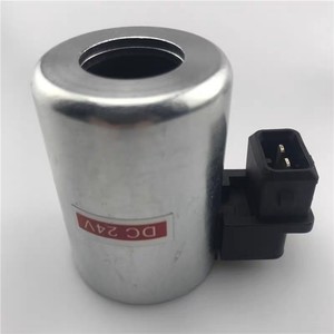 Bobine de vanne solénoïde XCMG, diamètre intérieur 22 mm, hauteur 50 mm, 24 V, deux broches, pour excavatrice - Product Image 1