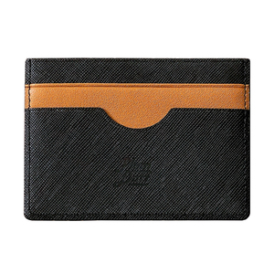 Portefeuille porte-cartes en cuir véritable Saffiano MA3 fabriqué en Corée, pochette minimaliste pour cartes de visite, sac de rangement quotidien portable en cuir - Product Image 2