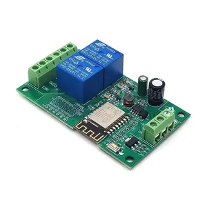 <strong>2</strong> Channel <strong>ESP8266</strong> Wireless WIFI Relay <strong>Module</strong> <strong>ESP</strong>-12F Development Board E-WeLink APP Remote Control Relay Switch DC5V/7-80V Power - Product Image 3