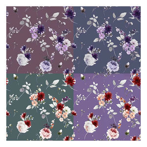 Échantillon gratuit de tissu en crêpe de polyester imprimé numérique respirant et confortable au toucher - Product Image 1