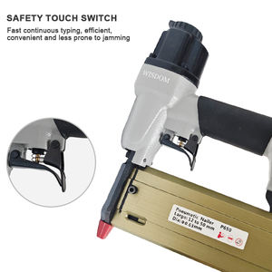 Cloueuse <span class=keywords><strong>pneumatique</strong></span> portative WISDOM Industrial P650 DIY, cloueuses pneumatiques de type U, <span class=keywords><strong>pistolet</strong></span> à air <span class=keywords><strong>pour</strong></span> clous, agrafeuse OEM, travail du bois et décoration - Product Image 6