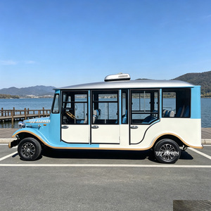Magnifique Voiture Électrique de Tourisme Rétro Vintage, Chariot de Transport Antique Distinctif pour le Loisir, le Tourisme et les Affaires - Product Image 1