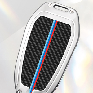 Pour <span class=keywords><strong>CITROEN</strong></span> métallique fibre de carbone motif clé de <span class=keywords><strong>voiture</strong></span> étui sac housse - Product Image 6