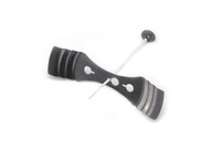 Vente en gros de mèche de bougie en métal à quantité minimale de commande bas dispositifs de centrage de mèche de bougie en acier inoxydable argenté pour la fabrication de bougies