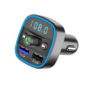 Amazon Hot Selling Car Phone Charger 3.1A Dual USB Car Kit Hands Free Calling <strong>Bluetooth</strong>-MP3 Player Wireless FM Transmitter - Product Image 2