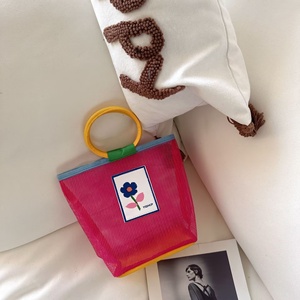 Bolsos de Mano para Niñas, Primavera/Verano 2026, Diseño Floral Versátil, para Compras, Viajes, Playa, Lindos y Modernos - Product Image 6