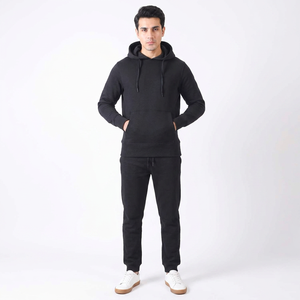 BSCI vente en gros 100% coton automne hiver vêtements de sport survêtements à capuche à manches longues Design imprimé pour hommes grandes tailles sweats à capuche - Product Image 1