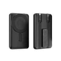 Support de téléphone CE, mini batterie externe magnétique sans fil 5000 mAh, charge rapide 22,5 W, logo personnalisé, batteries externes portables