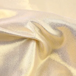 Abaya 드레스에 대한 도매 하이 엔드 시뮬레이션 실크 Organza 얇은 명주 그물 직물 금속 Organza 직물 쉬머