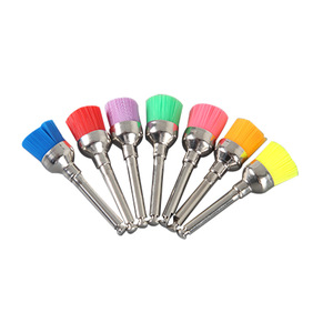 Juego de cepillos de pulido dental de nailon desechables, herramientas coloridas para blanquear los dientes, para el cuidado bucal - Product Image 4