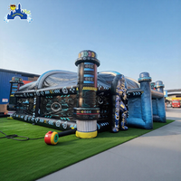 Dôme de combat gonflable interactif Laser Tag Arena Laser Maze Tent pour les locations de fêtes commerciales et les centres de divertissement