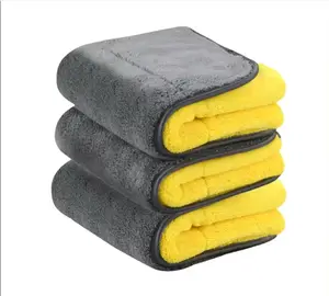 Hete Verkoop En Hoge Kwaliteit 1200gsm 1400 Gsm Microfiber Auto Drogen Wassen Wassen Handdoek Microfiber Auto Drogen Handdoek