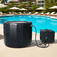 Refroidisseur d'eau Fuerle 1HP, équipement de refroidissement d'eau, générateur de refroidissement d'eau, refroidisseur de bain de glace pour la récupération des athlètes