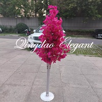 Bougainvillier EG-WD99 Arbre Artificiel Soie Faux Bougainvillier Arbre Avec Fleurs Roses Arbre Artificiel De Bougainvillier Fleur