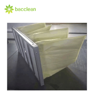 Système AHU G4 F5 F6 F7 F8 F9 filtre à air à sac à efficacité moyenne pour la transformation alimentaire