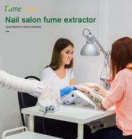 Collecteur de poussière d'ongles à faible bruit 110-2200V avec élimination des odeurs Nail Tech Must Haves pour vernis à gel, pédicures, salon et usage domestique