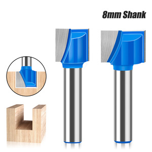 Fraise droite à queue ronde de 8 mm, diamètre 10 mm-35 mm, largeur de coupe 13 mm, lames doubles en carbure de tungstène, fraise de nettoyage de fond pour le <span class=keywords><strong>bois</strong></span> - Product Image 5