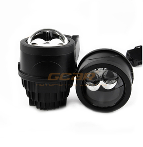 Gcar 6000K + 3000K Màu Kép <span class=keywords><strong>LED</strong></span> Sương Mù Ánh Sáng 12V Xe Đèn Pha H11 3.0 Inch Laser Chiếu Tự Động Đèn - Product Image 1