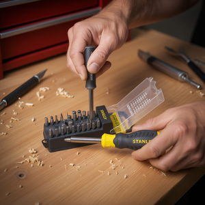 Destornillador Stanley Multibit con 33 Puntas para Tareas de Precisión - Product Image 3
