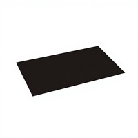 Comptoir moderne noir jais EU avec finition mate, résistant aux taches, en surface solide, épaisseur 15-30 mm, grande dalle pour usage hospitalier et hôtelier