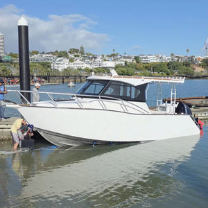 Морской король, 7,5 м, подоходный мотор, небольшая дешевая яхтенная каюта, Крузер, алюминиевые рыболовные лодки с полной крышей - Product Image 6