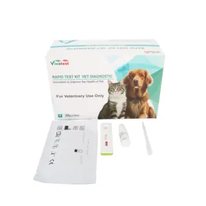 Vivatest Veterinary Kit Cat Disease Pet Care Feline FIPV Cat Fip Kit de prueba rápida para animales
