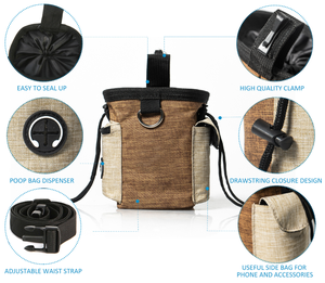 BANABA CE tas makanan anjing Oxford portabel bersertifikasi untuk membawa hewan peliharaan perjalanan latihan berjalan - Product Image 3