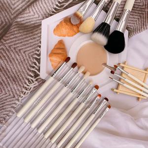 16 Piece Multipurpose Makeup <b>Brush</b> Set Wooden Handle Synthetic Hair Face Powder Foundation Shaving <b>Brush</b> Cosmetic <b>Brushes</b> - Product Image 5