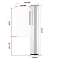 Système de contrôle d'accès intelligent avec tourniquet à bascule pour piétons et barrière de sécurité d'entrée