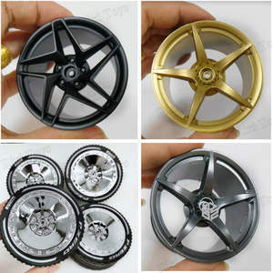 CADA 73389 23800 35189 Plaqué métal, moyeu de roue, technologie MOC, compatible <span class=keywords><strong>MouldKing</strong></span> 1:8, accessoires de construction de voiture, blocs de briques - Product Image 3