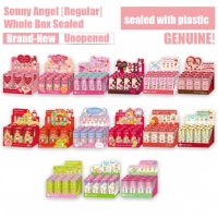 Figuras Miniatura de PVC Auténticas SMISKI Sonnyy Angels Hippers, Adornos Coleccionables Japoneses para el Hogar, Muñecas de Moda, Caja Misteriosa con 12 Cajas Sorpresa