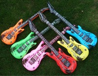 Guitare gonflable modèle pour enfants en PVC plastique durable, vente en gros, très demandée