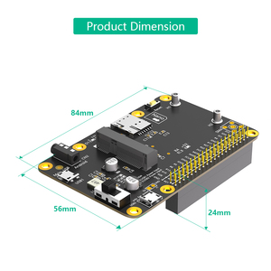 Chapeau de base 3G/4G et LTE pour carte d'ordinateur Raspberry/ Asus Tinker Board/ Samsung <span class=keywords><strong>ARTIK</strong></span> /Rock64 Media/Liber - Product Image 2
