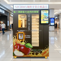 Hete Aanbieding Slimme Vers Fruit Sap Automaat Ondersteunt QR/Munt/Kaart Betaling 24 uur Onbemand