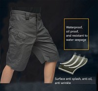 Pantalon tactique grande taille Short d'entraînement Camouflage Pantalon court de gymnastique d'été avec poches